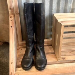 Antonio Melani Kovvaa tall riding boots black leather